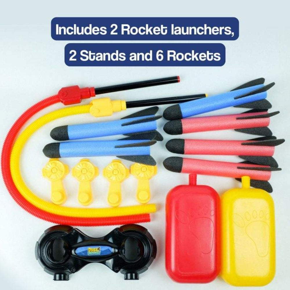 Rocket Launcher Toy – Dual Action, Battery-Free & Outdoor Playset