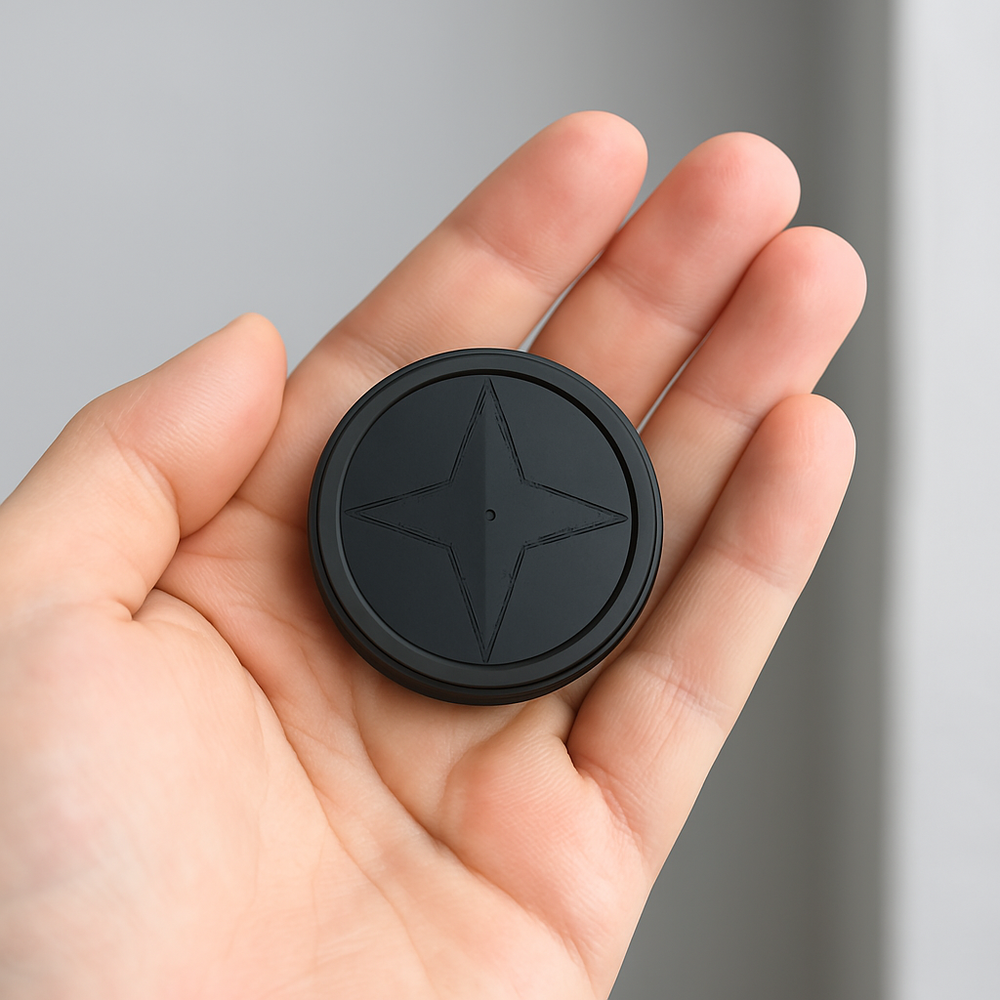 GPS Tracker – Magnetic Compact Real-Time Tracker for Vehicles, Pets &amp; Valuables (USB Rechargeable)