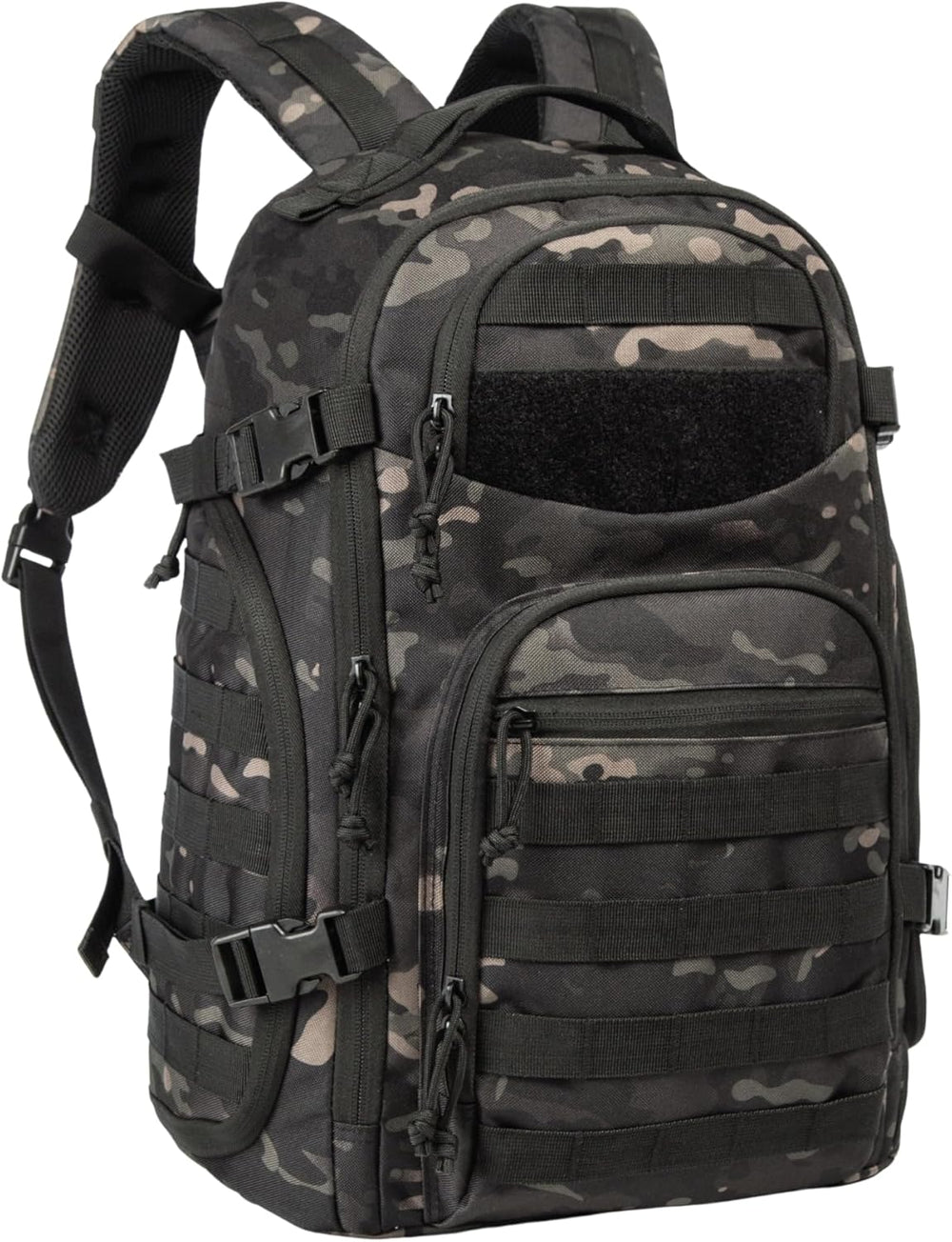 35L Tactical Outdoor Backpack with Molle System & Laptop Compartment - Durable, Water-Resistant, Ideal for Hiking, Camping, and Travel