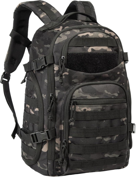 35L Tactical Outdoor Backpack with Molle System & Laptop Compartment - Durable, Water-Resistant, Ideal for Hik