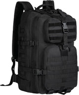35L Tactical Outdoor Backpack with Molle System & Laptop Compartment - Durable, Water-Resistant, Ideal for Hiking, Camping, and Travel