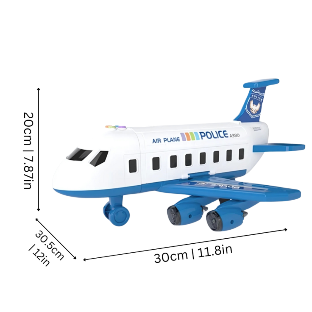 Transformable Airplane Playset – Kids Pretend Play, Multiple Colors