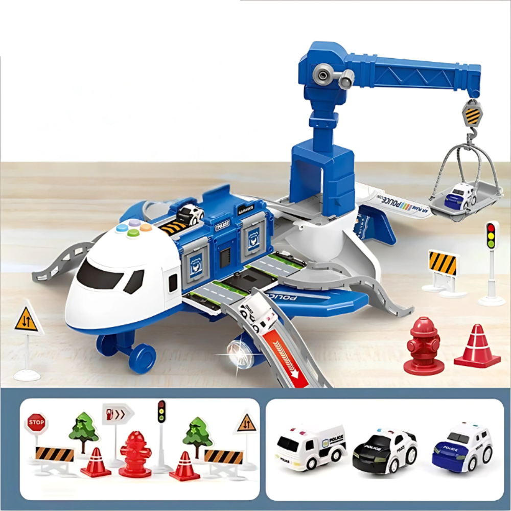 Transformable Airplane Playset – Kids Pretend Play, Multiple Colors