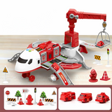 Transformable Airplane Playset – Kids Pretend Play, Multiple Colors