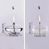 Here’s an enhanced and optimized product title for Google Shopping:

"Elegant Glas-Öllampe – Handgefertigte Glasöl-Lampe für stimmungsvolle Beleuchtung | Ideal für Innen- und Außenbereich"

This title includes keywords that potential customers might searc
