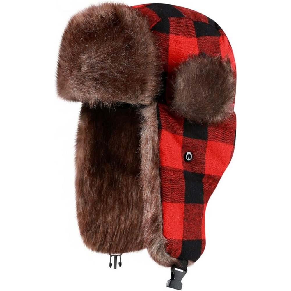 Cozy Sasha Trapper Winter Hat with Luxurious Fur Lining - Perfect for Cold Weather