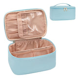 Compact Travel Makeup Organizer with Adjustable Dividers - Perfect for On-the-Go Beauty Essentials