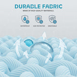 Premium Heavy-Duty Travel Garment Bag with Clear Window & Multiple Accessory Pockets - Ideal for Business & Leisure Trips