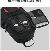 60L Waterproof Travel Laptop Backpack with USB Charging Port & Dedicated Shoe Compartment - Ideal for Hiking, Camping, and Daily Use