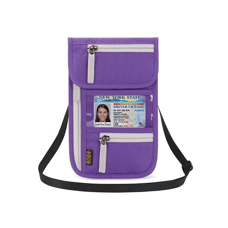 RFID Blocking Travel Wallet - Secure Passport Holder & Organizer for Travel Essentials