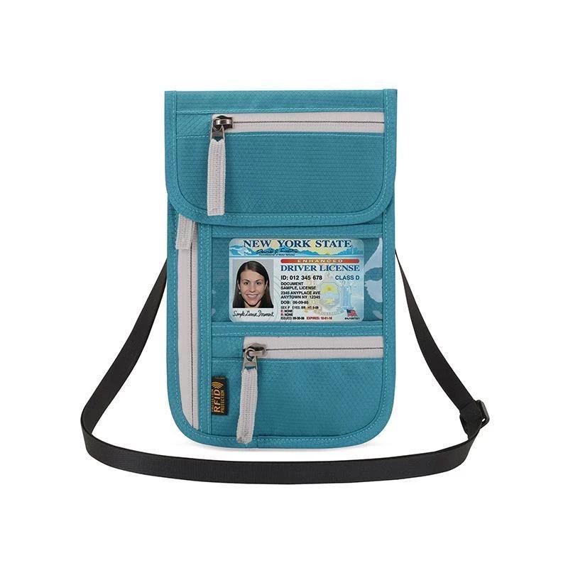 RFID Blocking Travel Wallet - Secure Passport Holder & Organizer for Travel Essentials