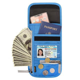 RFID Blocking Travel Wallet - Secure Passport Holder & Organizer for Travel Essentials