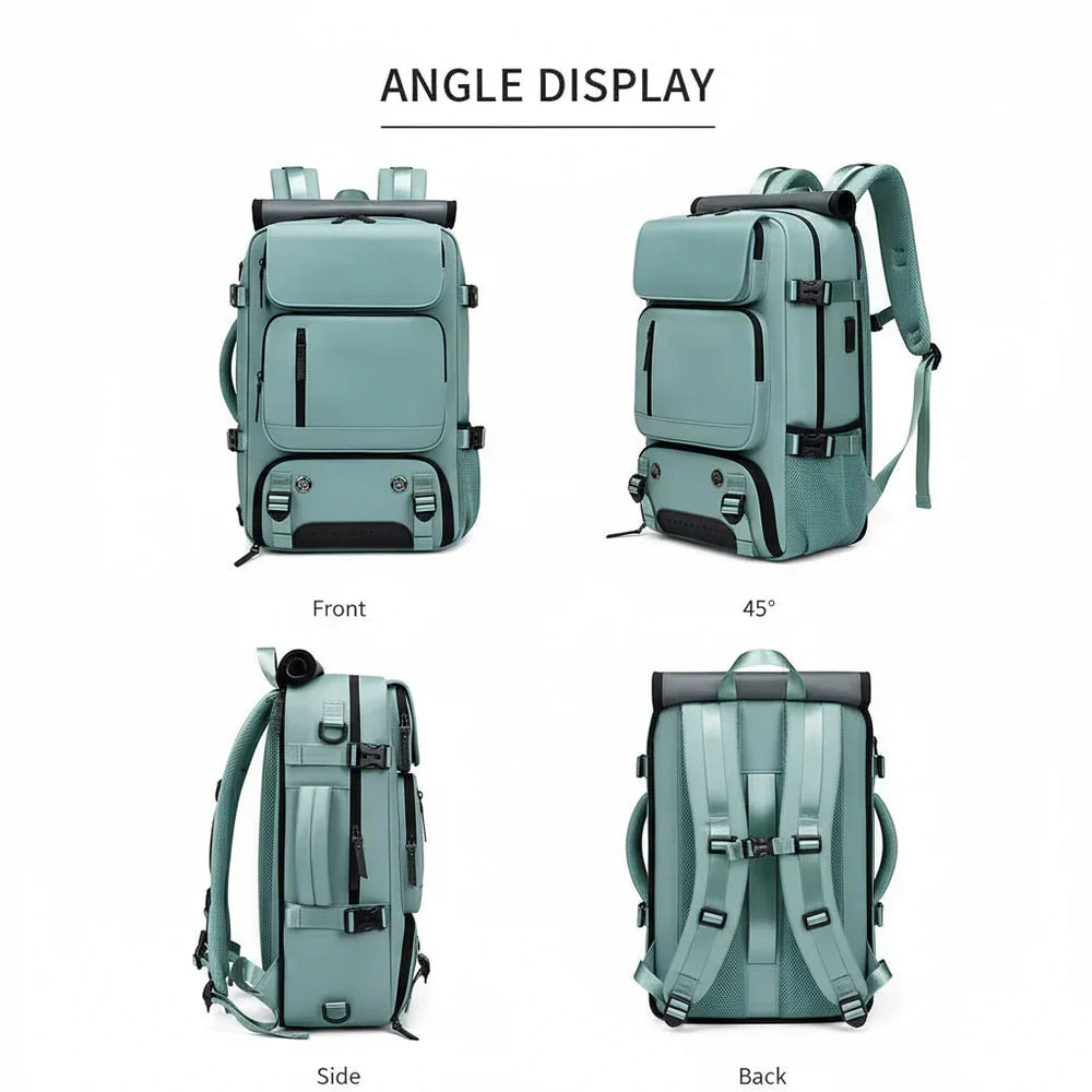 Enhanced Product Title: **TRAVELMAX Large Waterproof Backpack with USB Charging Port - Durable, Stylish, and Versatile for Travel, Hiking, and Daily Use**