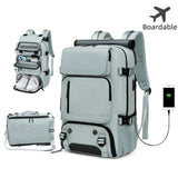 BowLift | TRAVELMAX Pack – Waterproof Travel Backpack with USB Port, Shoe Compartment & Anti-Theft Pocket
