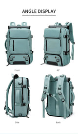 BowLift | TRAVELMAX Pack – Waterproof Travel Backpack with USB Port, Shoe Compartment & Anti-Theft Pocket