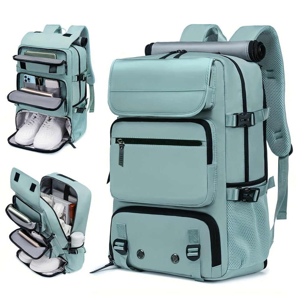 Kalsten | TRAVELMAX Pack – Waterproof Travel Backpack with USB Port, Shoe Compartment & Anti-Theft Pocket