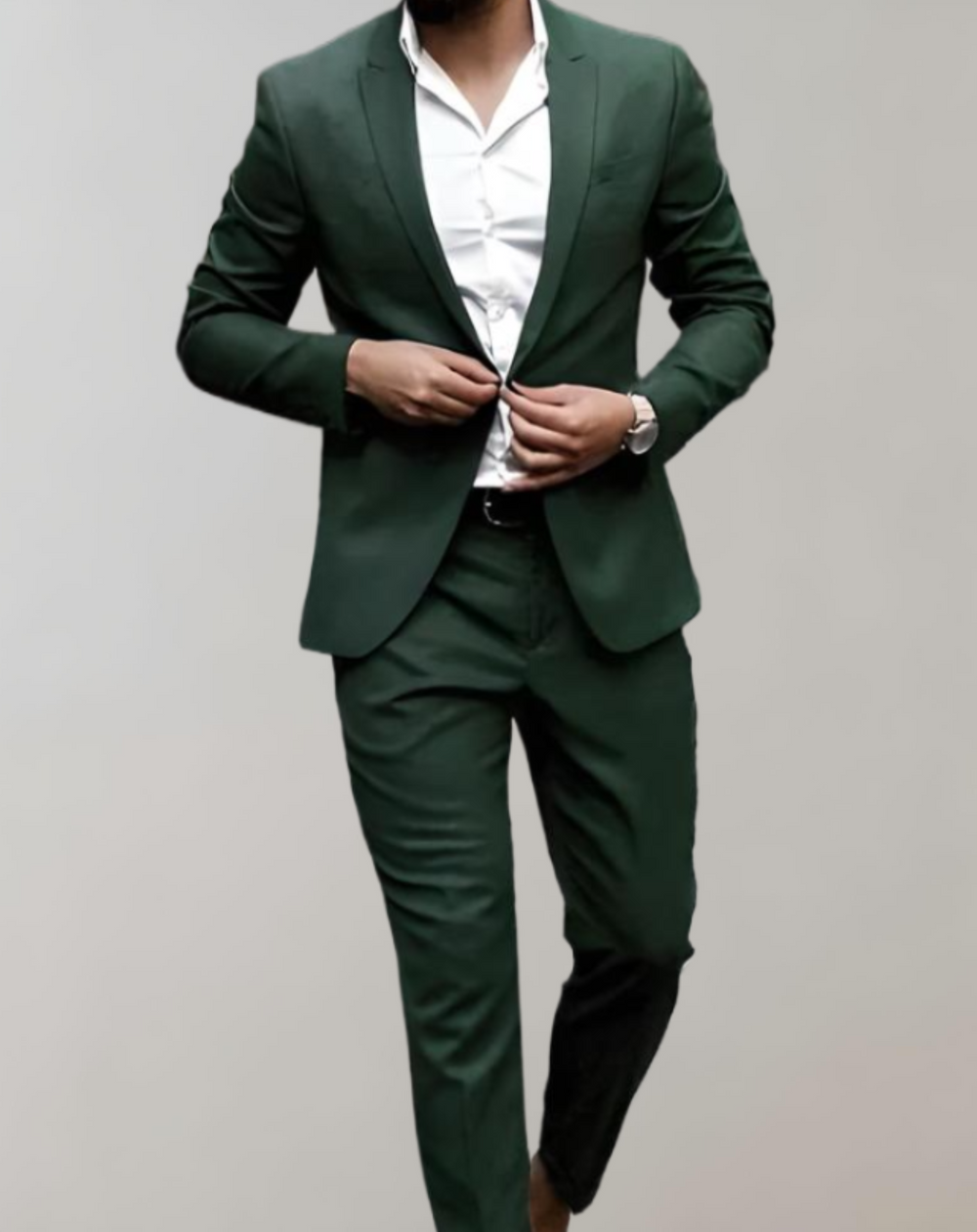 Trendy 2-Piece Men's Business Set -Oliver
