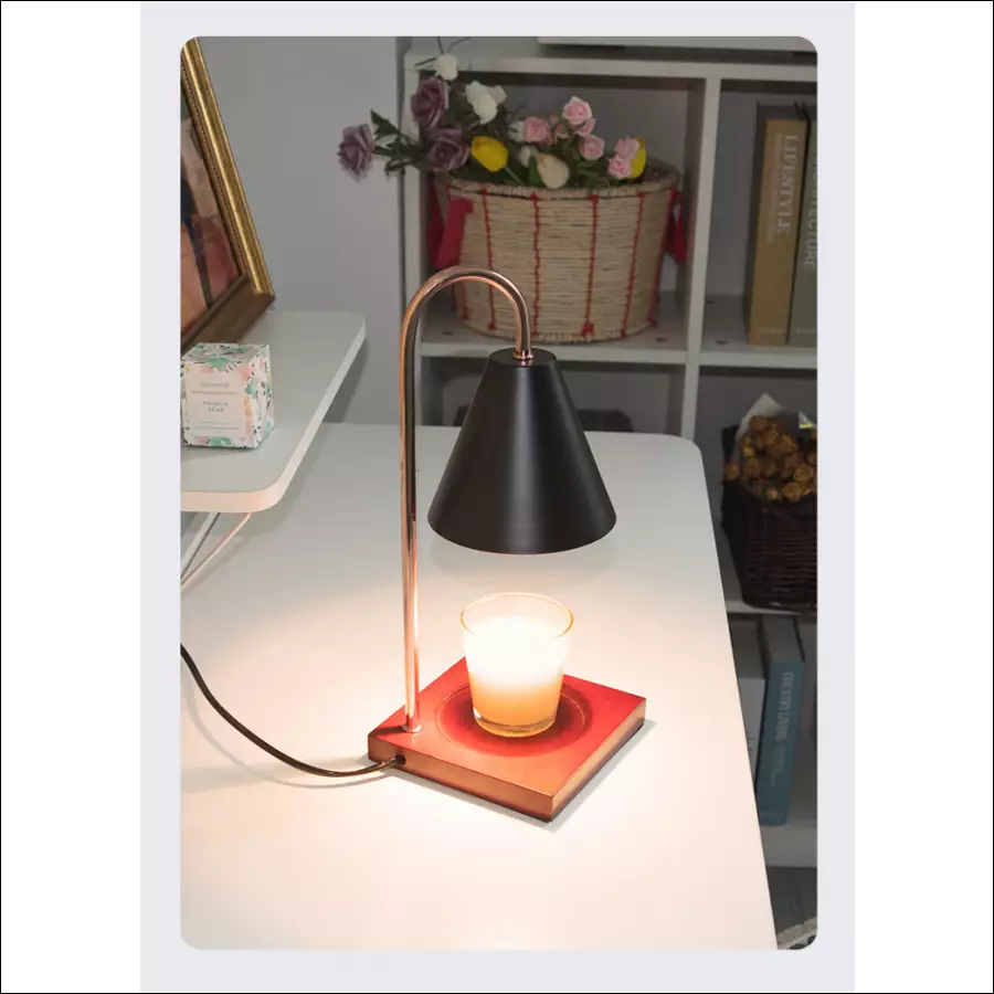 Trendy Sophia Atmospheric Candle Warmer Lamp - Elegant Home Decor & Scent Diffuser
