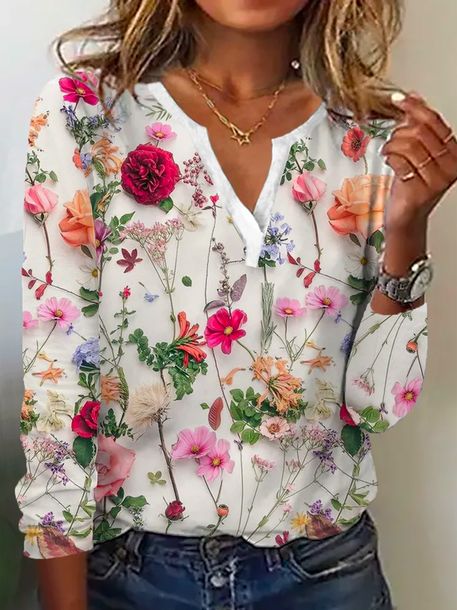 Trendy Flower Sweater - Lana
