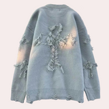 Trendy Grey Sweater with Unique Design for Men - Dario