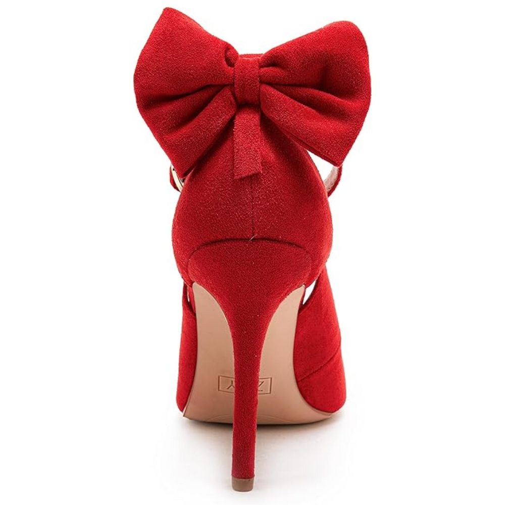 Hailey Trendy Bow-Accent High Heels - Stylish Women's Footwear for Every Occasion