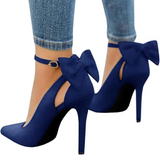 Hailey Trendy Bow-Accent High Heels - Stylish Women's Footwear for Every Occasion