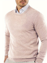Trendy Knitted Sweater with Round Neck - Dante