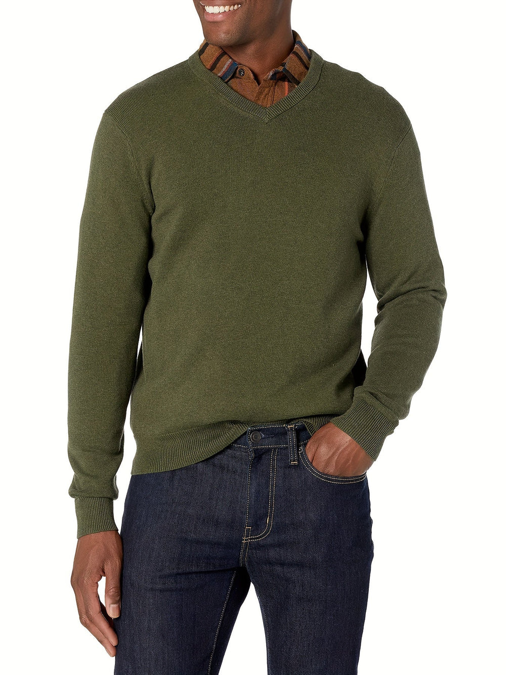 Trendy Knitted Sweater with Round Neck - Dante