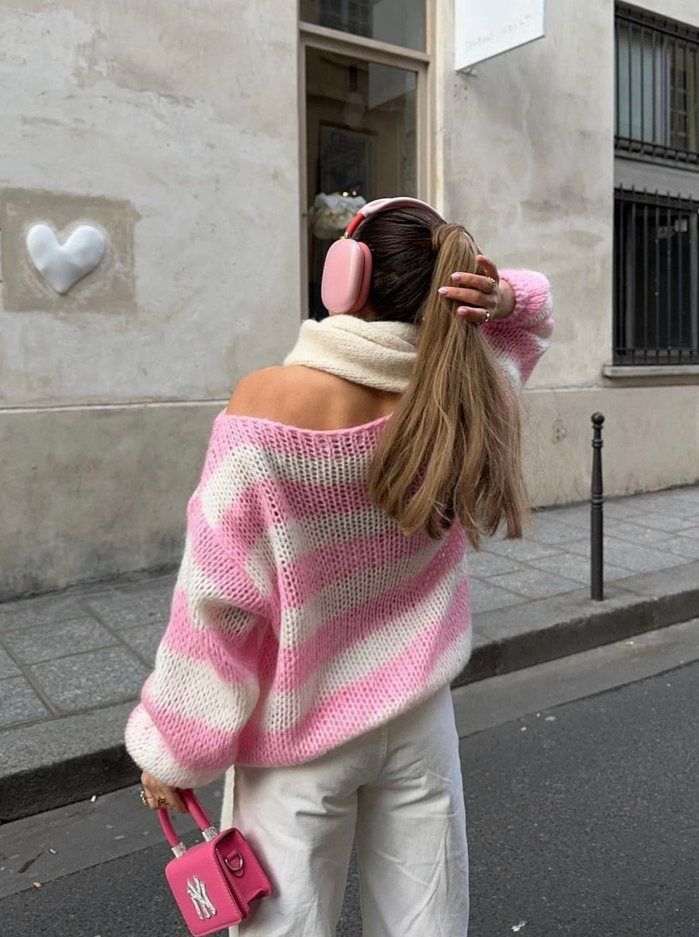 Trendy Knitted Women's Sweater - Aurelia