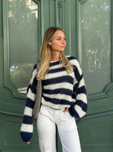 Trendy Knitted Women's Sweater - Aurelia