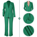 Chic Quina Ladies Blazer Set - Stylish Women's Suit for Office & Casual Wear