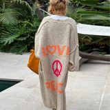 Trendy Long Knitted Cardigan - Sofia
