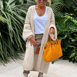 Trendy Long Knitted Cardigan - Sofia