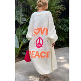 Trendy Long Knitted Cardigan - Sofia