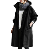 Trendy Long Raincoat for Women - Elise