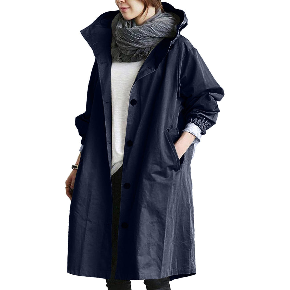 Trendy Long Raincoat for Women - Elise
