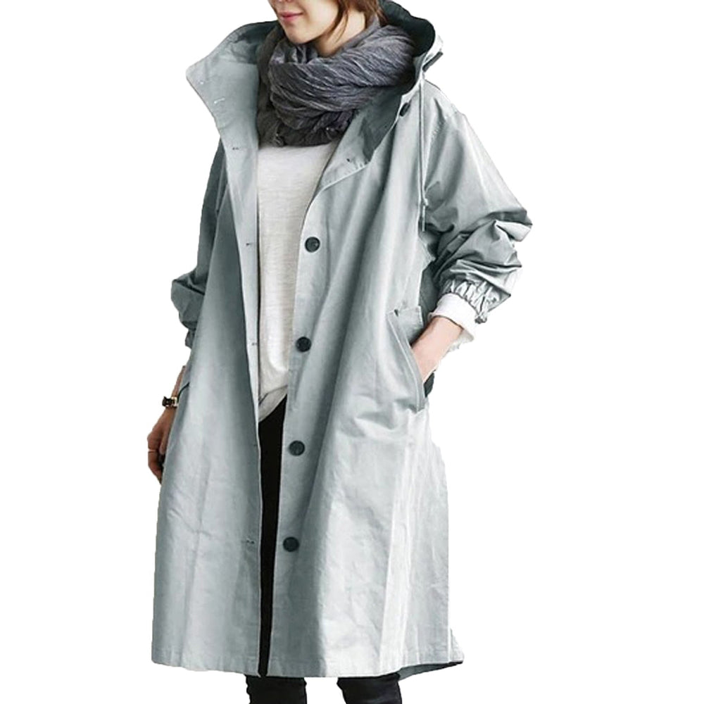 Trendy Long Raincoat for Women - Elise