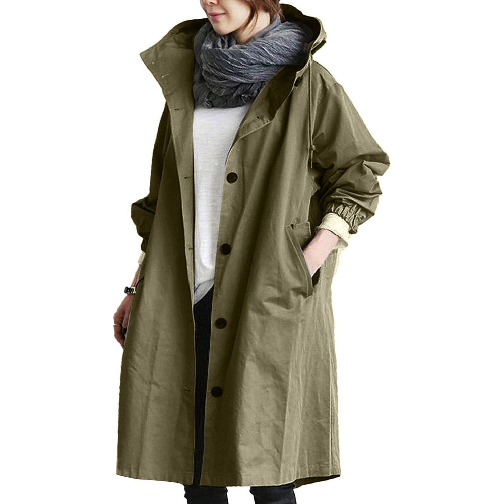 Trendy Long Raincoat for Women - Elise