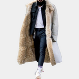Trendy Long Warm Winter Coat for Men - Matteo