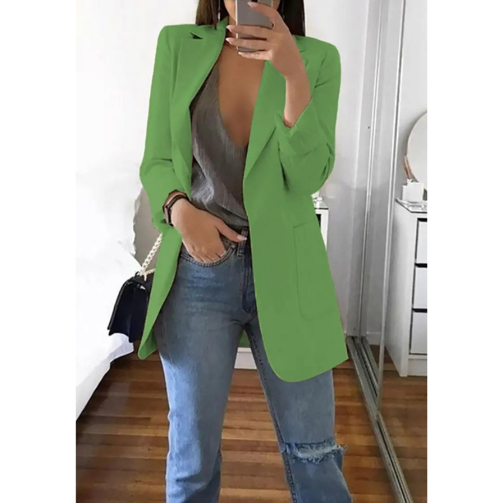 Trendy Long Women's Blazer - Valentina