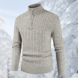 Trendy Men's Sweater with Stand-up Collar - Ruben - 3