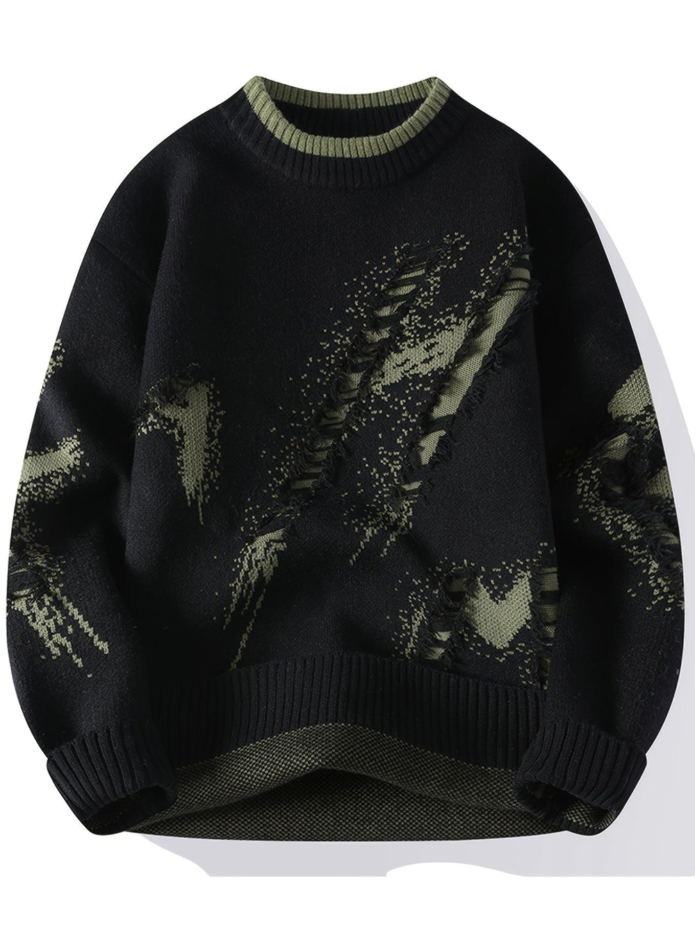 Trendy Oversized Knitted Sweater - Ethan