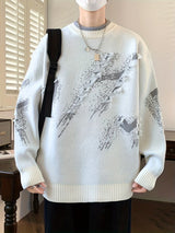 Trendy Oversized Knitted Sweater - Ethan