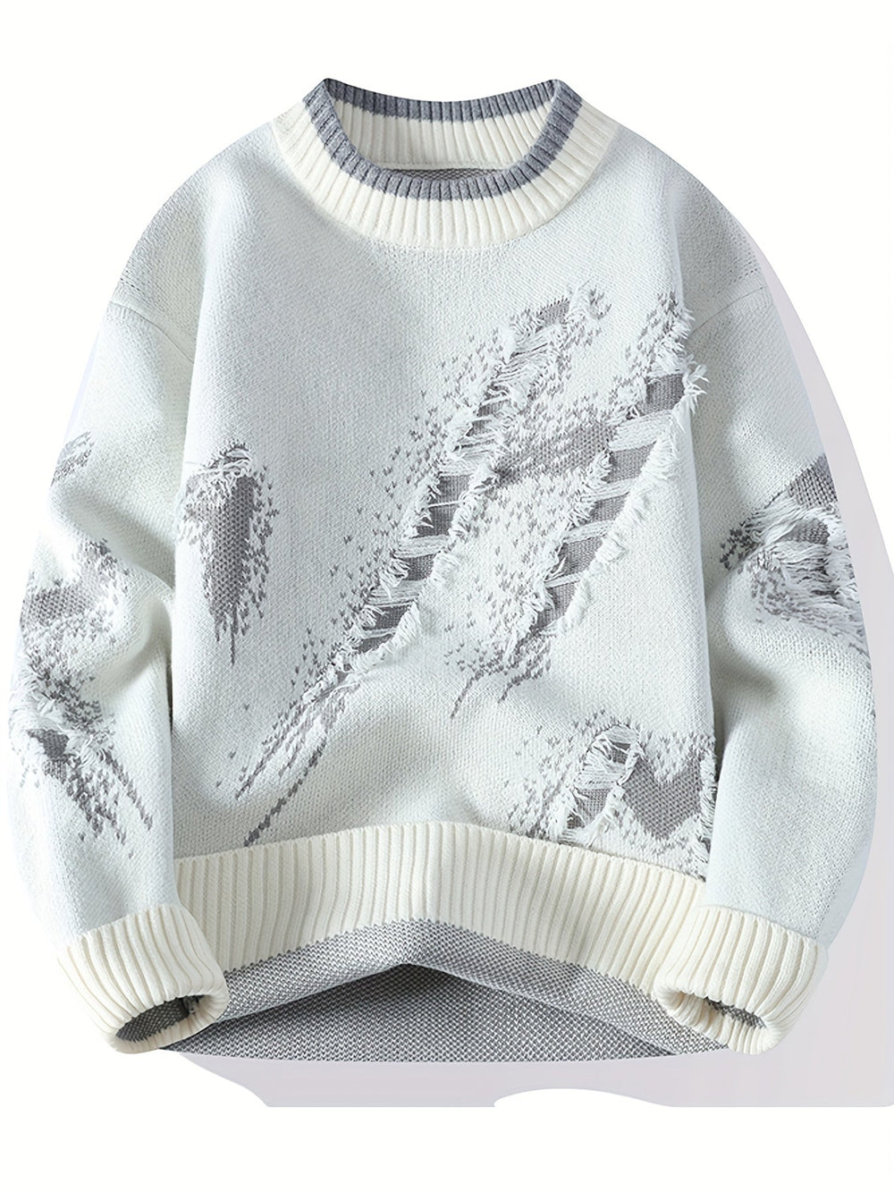 Trendy Oversized Knitted Sweater - Ethan