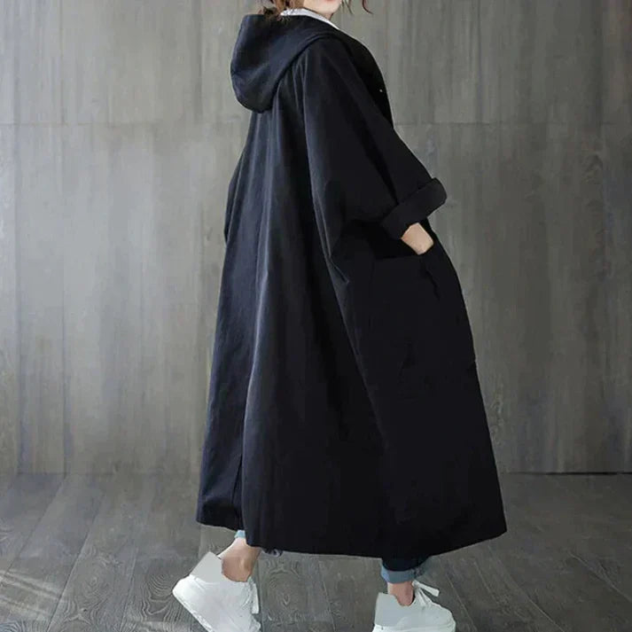 Trendy Oversized Women's Trench Coat - Maren - 3