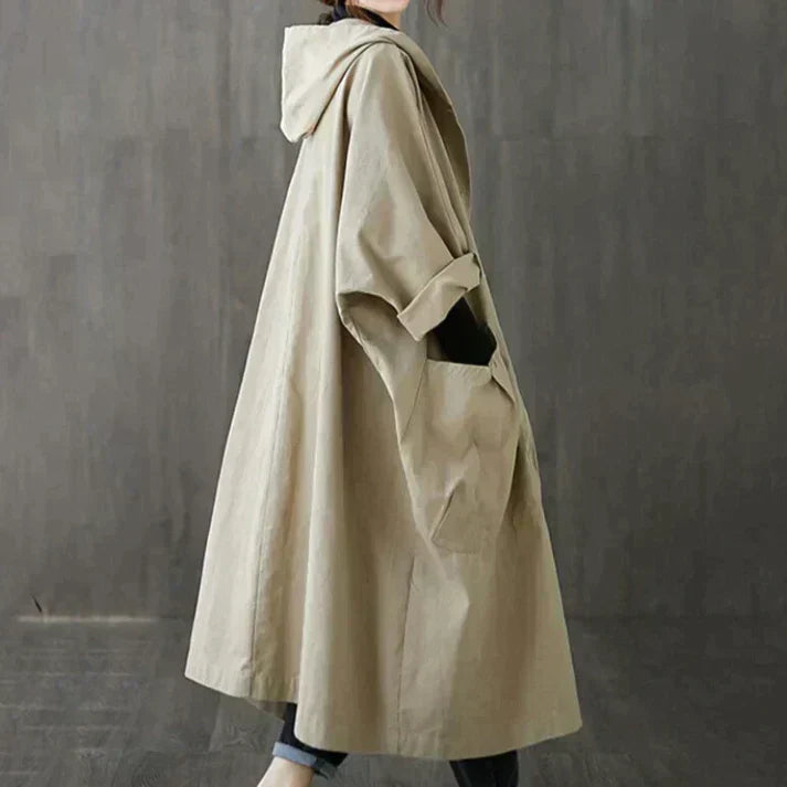 Trendy Oversized Women's Trench Coat - Maren - 4