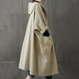 Trendy Oversized Women's Trench Coat - Maren - 4
