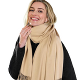 Elegant Eleanor Women's Pashmina Scarf - Trendy Fashion Accessory for All Seasons