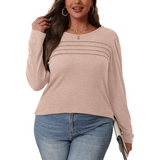 Sarah Trendy Pleated Long Sleeve Tunic Top for Women - Stylish & Comfortable Fashion Blouse