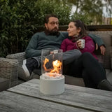 GlowLuxe Trendy Portable Table Fire Lantern - Stylish Outdoor & Indoor Decor